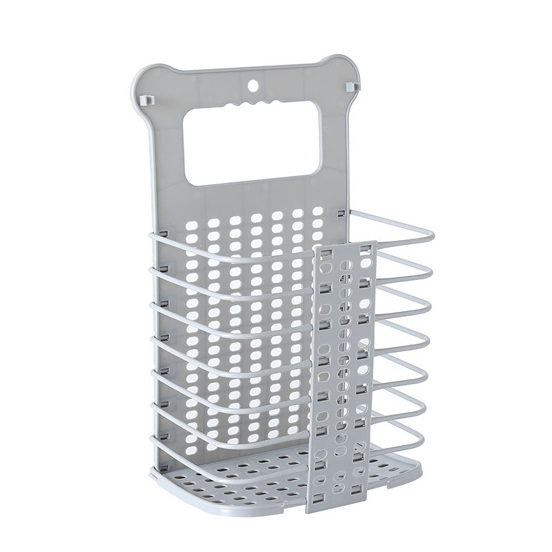 Foldable Laundry Storage Basket With Handle Dirty Cloth Organizer Basket