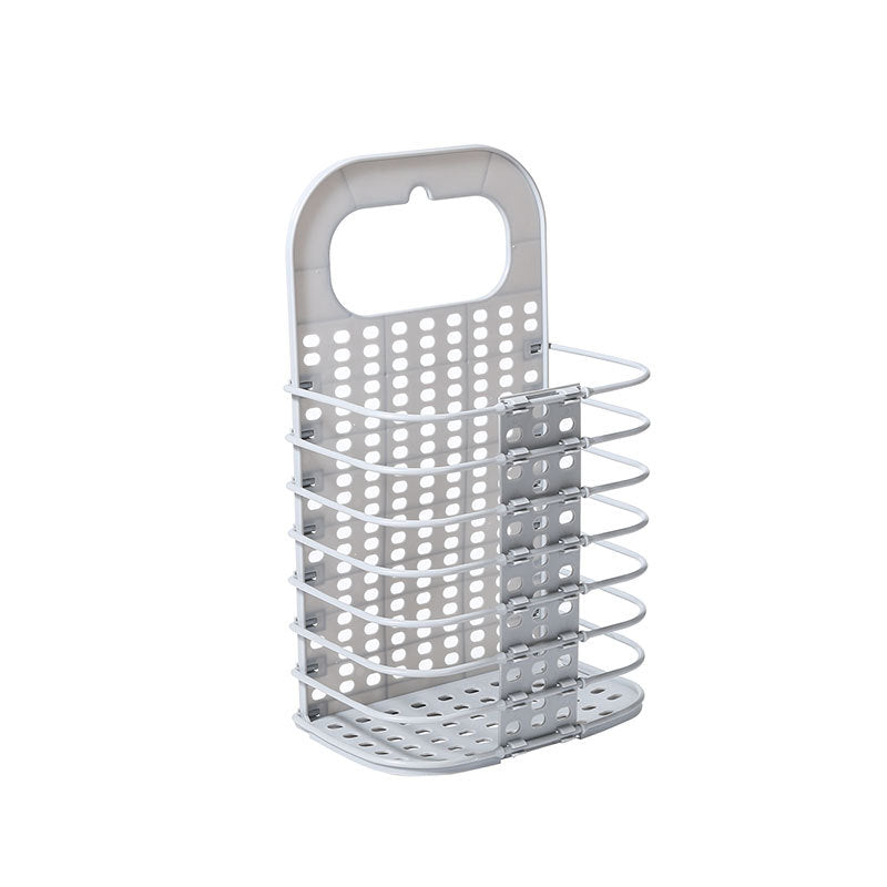 Foldable Laundry Storage Basket With Handle Dirty Cloth Organizer Basket
