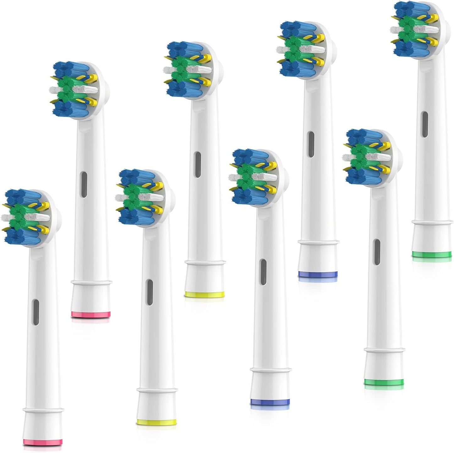 Replacement Toothbrush Heads for Oral B Braun, FDMDAF Professional Electric Toothbrush Heads, Brush Heads Refill Compatible with Oral-B 7000/Pro 1000/9600/ 5000/3000/8000 (8 Packs)