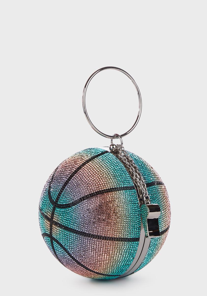 Slam Dunk Rhinestone Basketball Bag