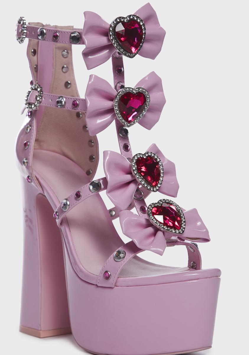 Buy Me Jewels Platform Heels