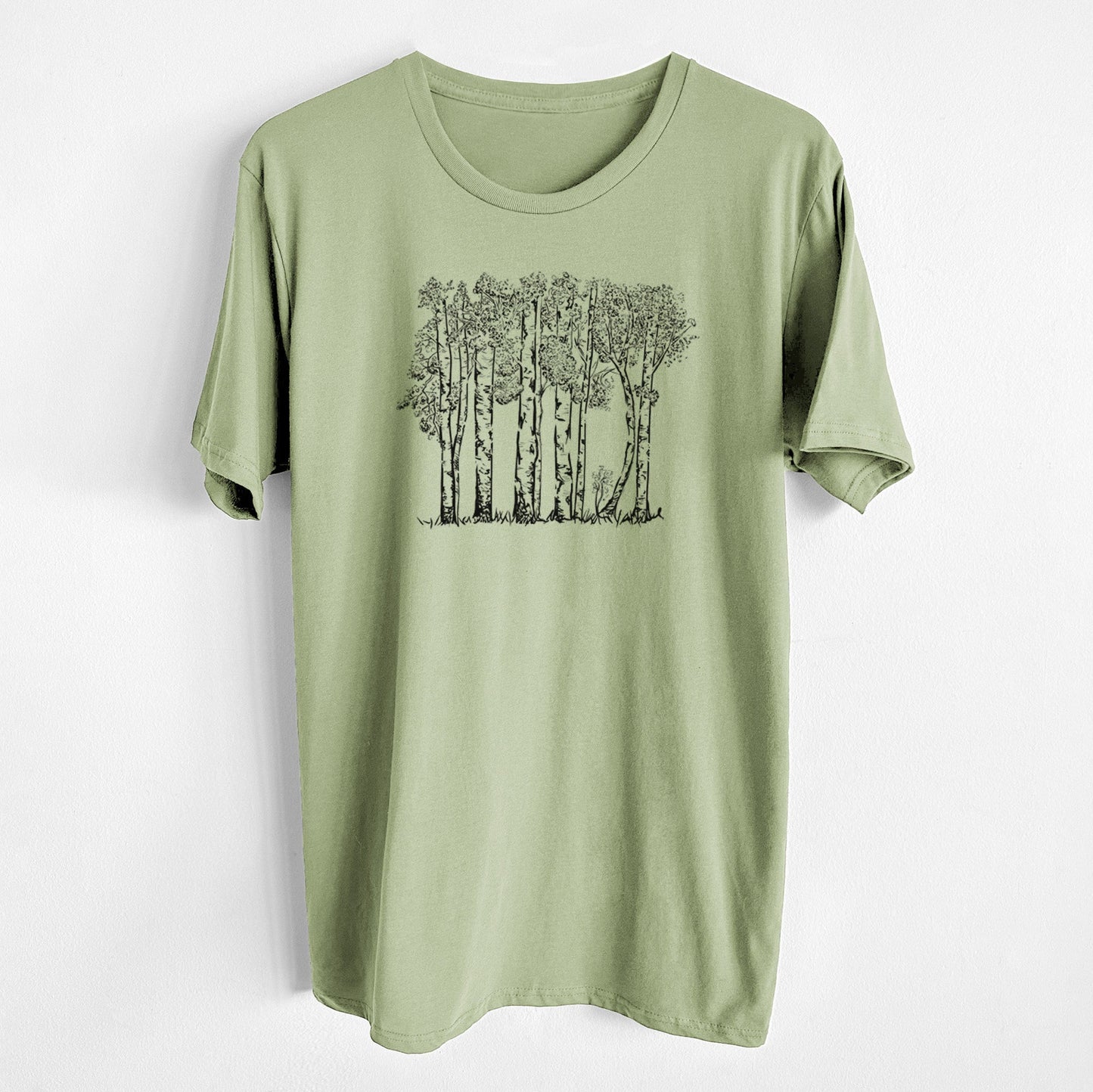 Quaking Aspens - Populus tremuloides - Unisex Crewneck - Made in USA - 100% Organic Cotton