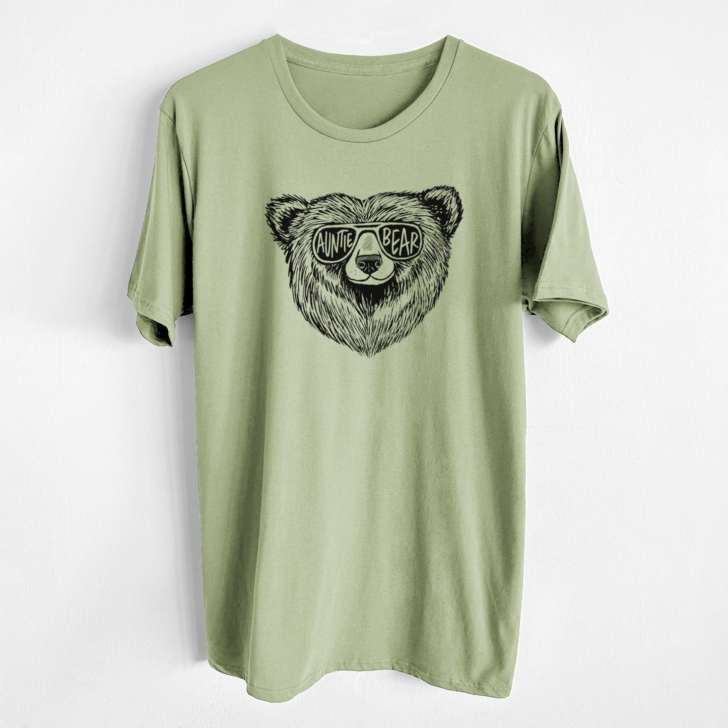 Auntie Bear - Unisex Crewneck - Made in USA - 100% Organic Cotton