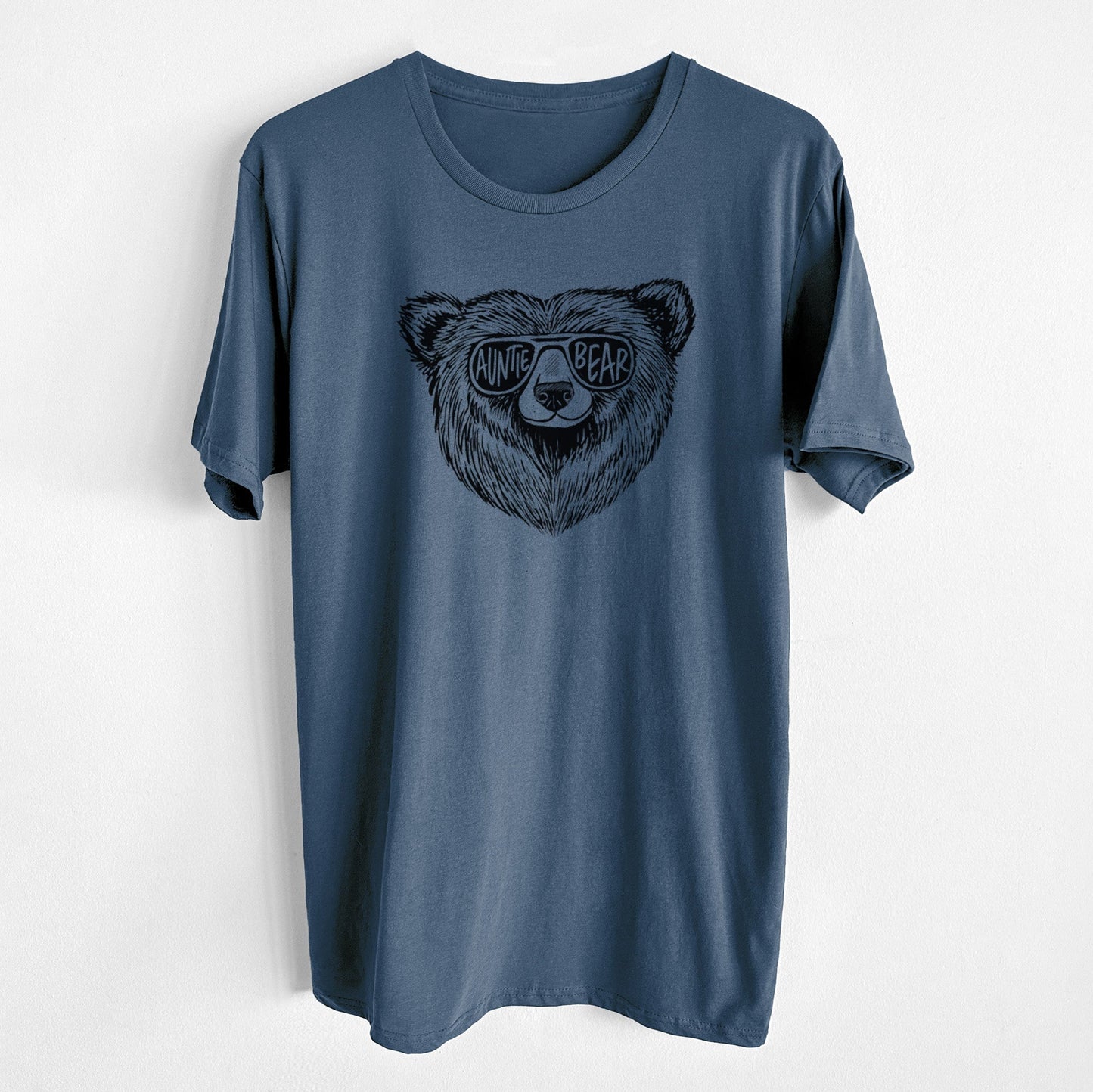 Auntie Bear - Unisex Crewneck - Made in USA - 100% Organic Cotton