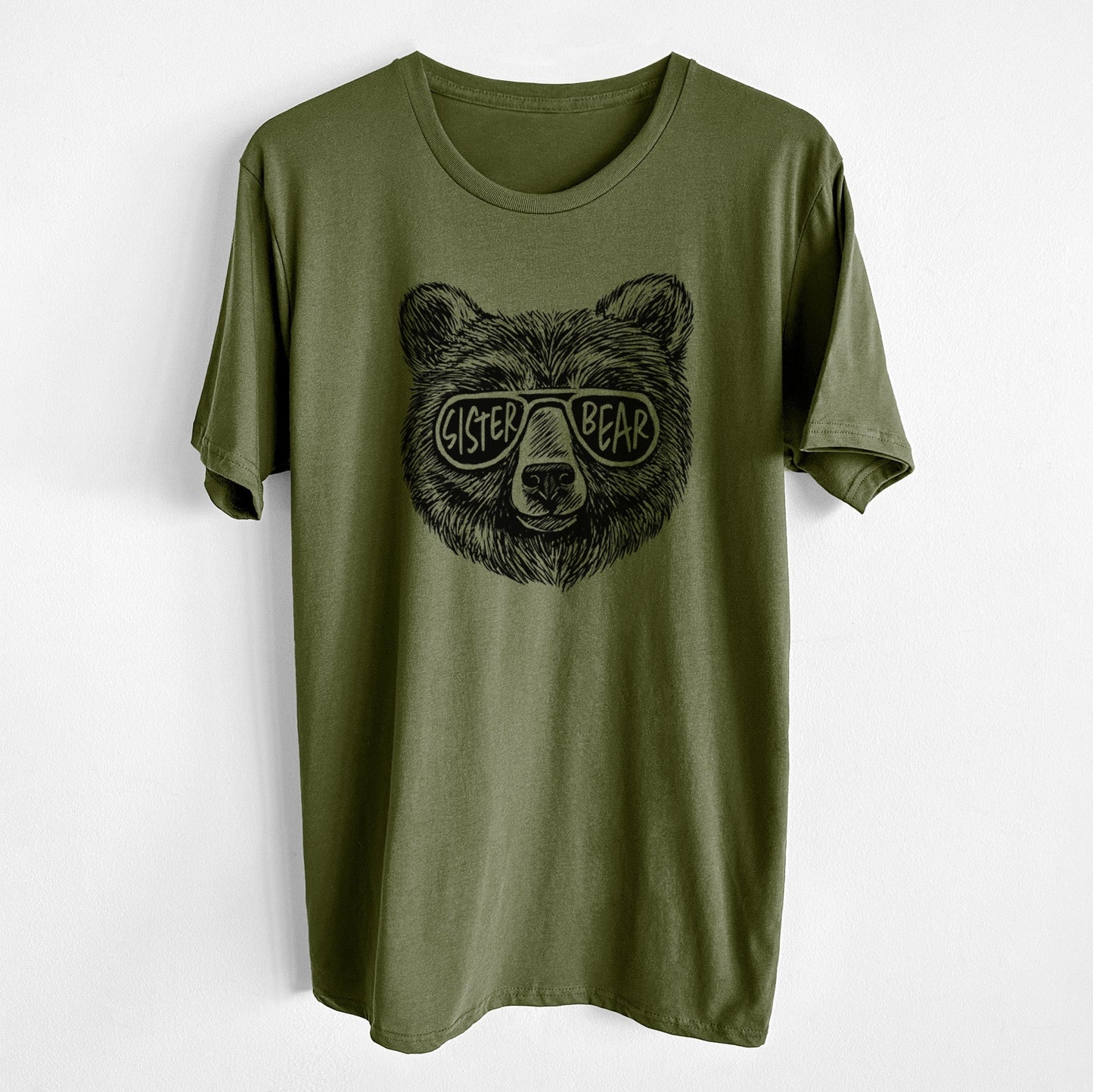 Sister Bear - Unisex Crewneck - Made in USA - 100% Organic Cotton
