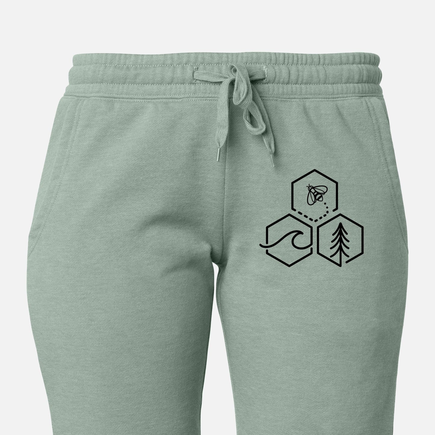 Bee-Sea-Tree Triptych - Women's Cali Wave Jogger Sweatpants