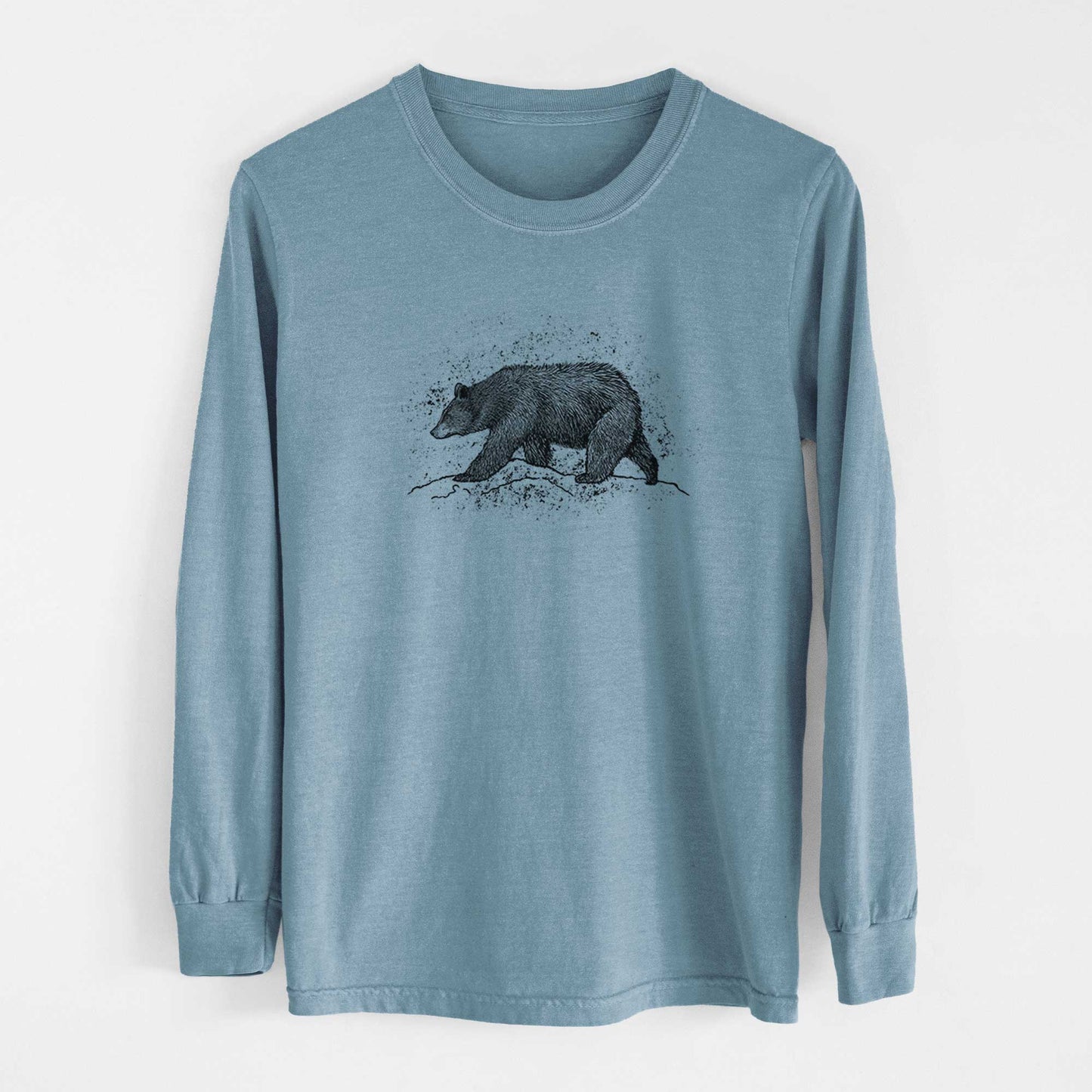 Black Bear - Heavyweight 100% Cotton Long Sleeve