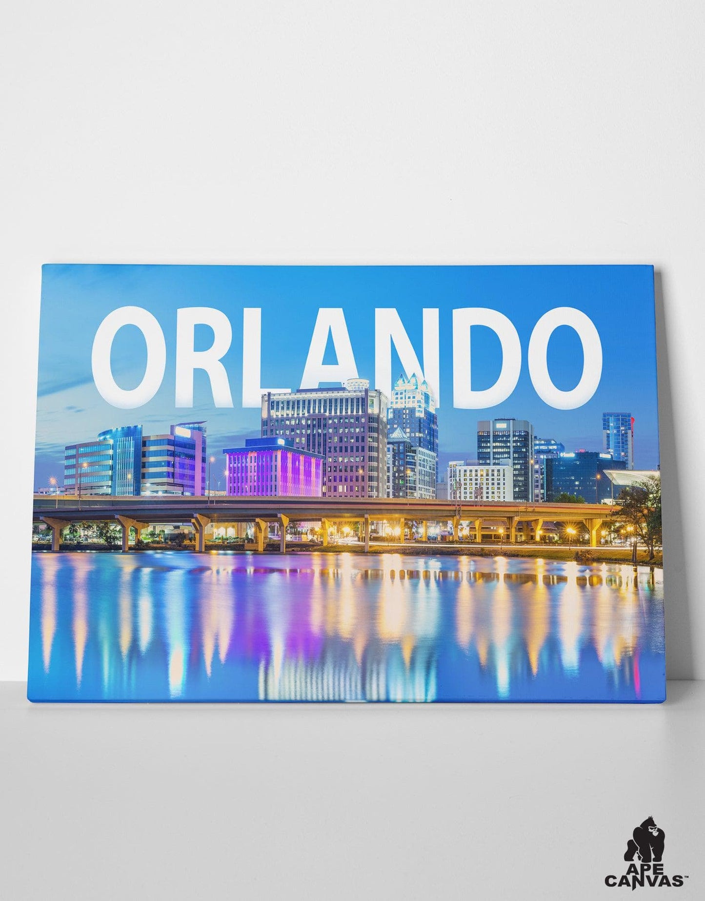 Downtown Orlando Florida Skyline Canvas: by APE CANVAS C106