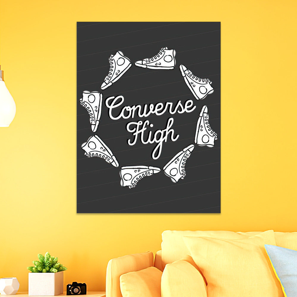 BTS Poster Art Wall Poster Sticky Poster Gift for Fans Converse High Poster