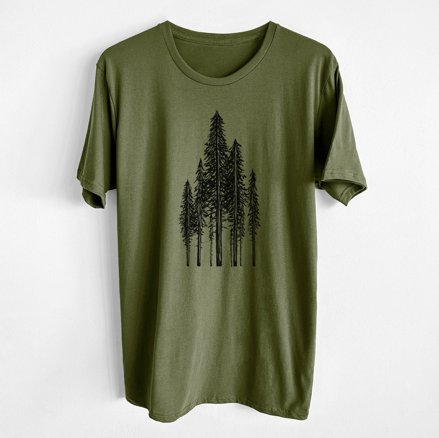 Coastal Redwoods - Unisex Crewneck - Made in USA - 100% Organic Cotton