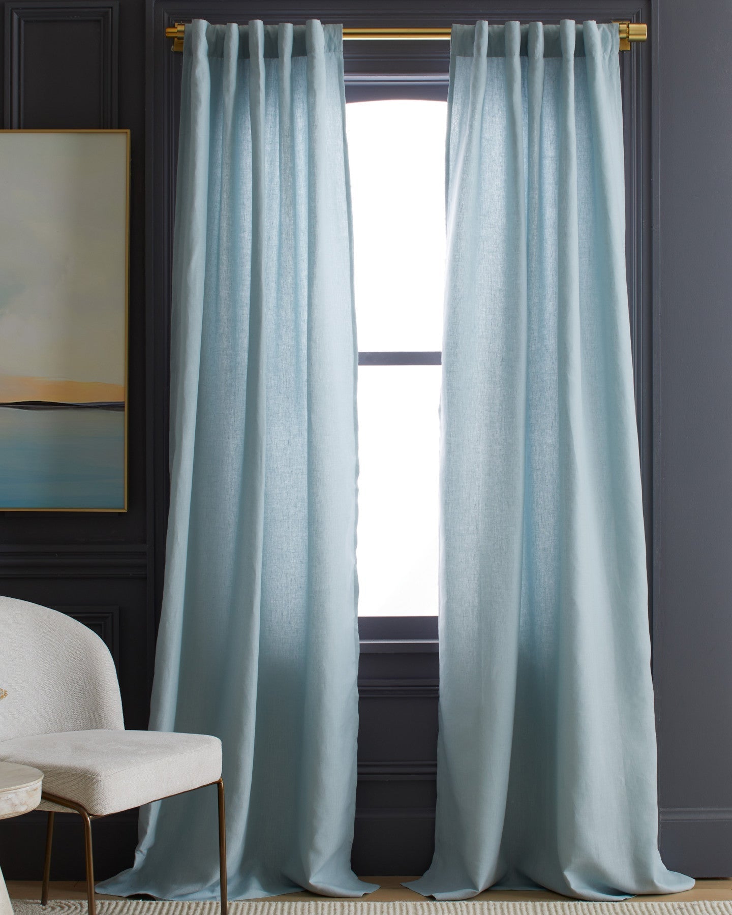 European Linen Curtain