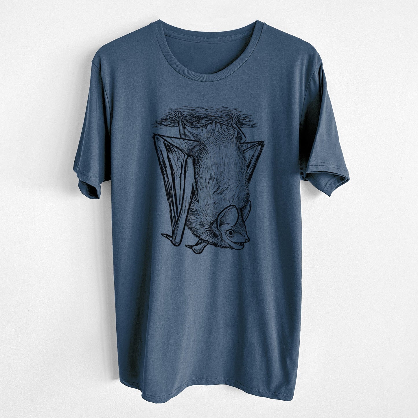 Eptesicus fuscus - Big Brown Bat - Unisex Crewneck - Made in USA - 100% Organic Cotton