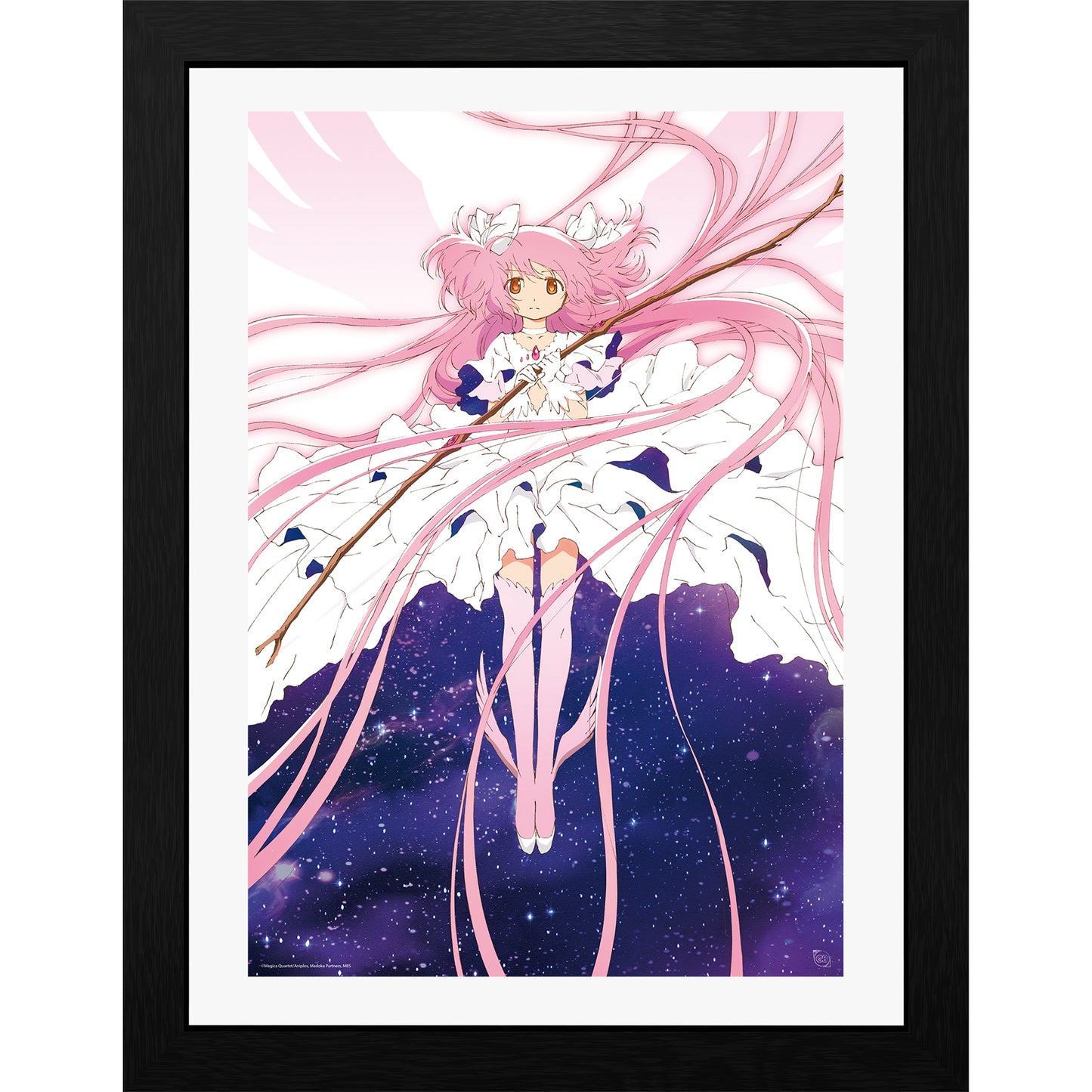 GB Eye Puella Magi Madoka Magica Godess Madoka Framed Poster Print 12" x 16"