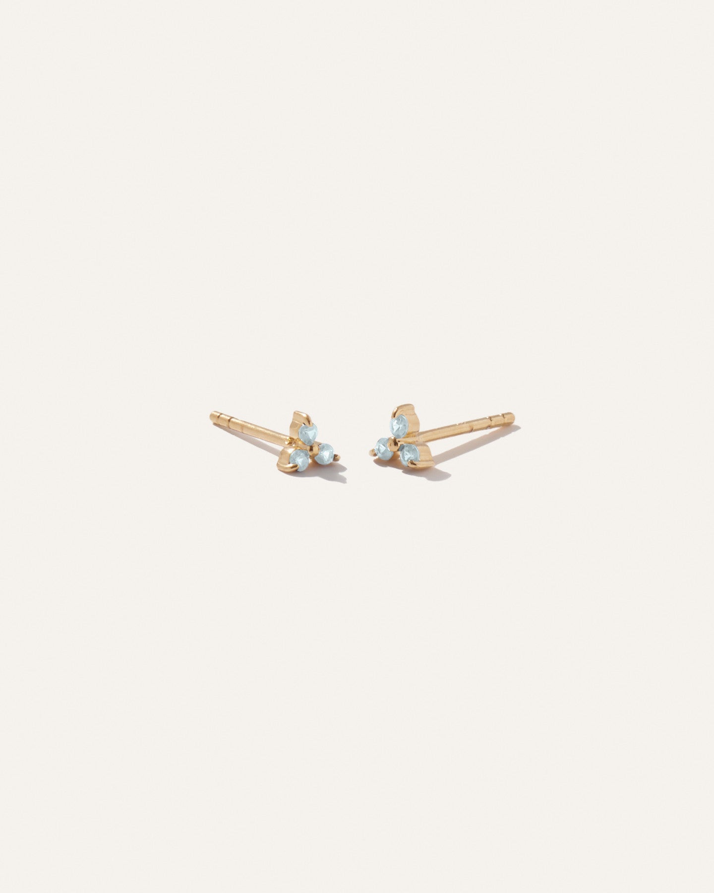 Gemstone Triad Studs