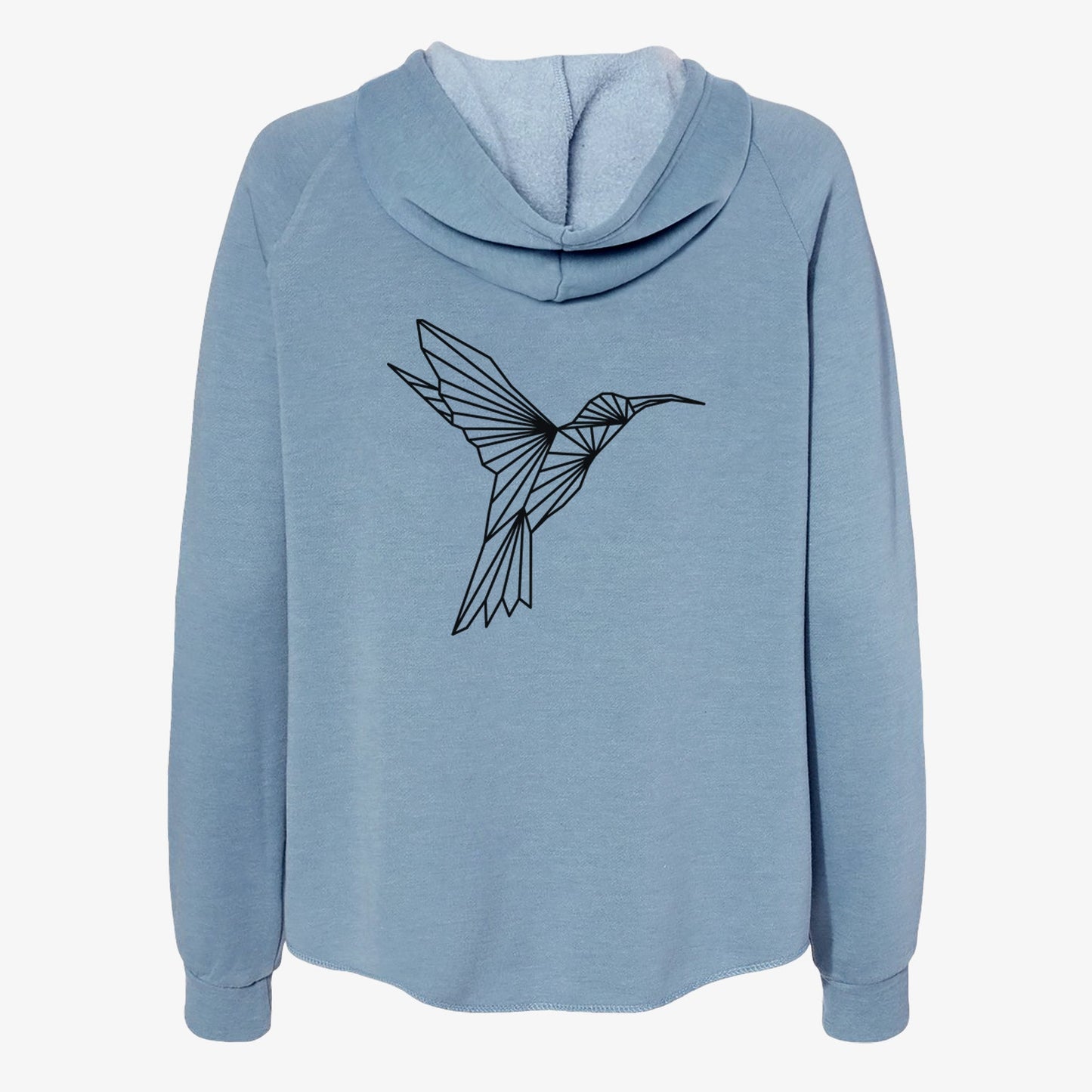 Geometric Hummingbird - Women's Cali Wave Zip-Up Sweatshirt