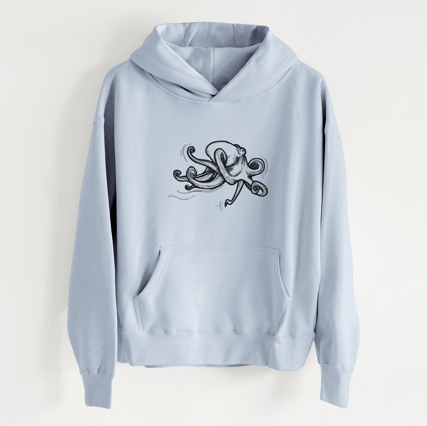 Giant Pacific Octopus - Women's Heavyweight Relaxed Hoodie