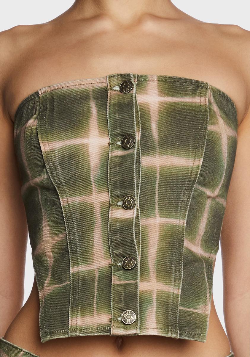 Chief Strapless Top