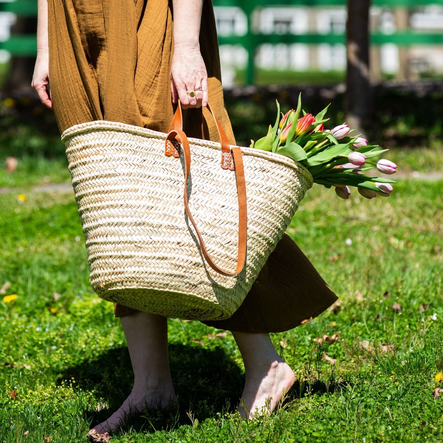 French Market Tote Basket