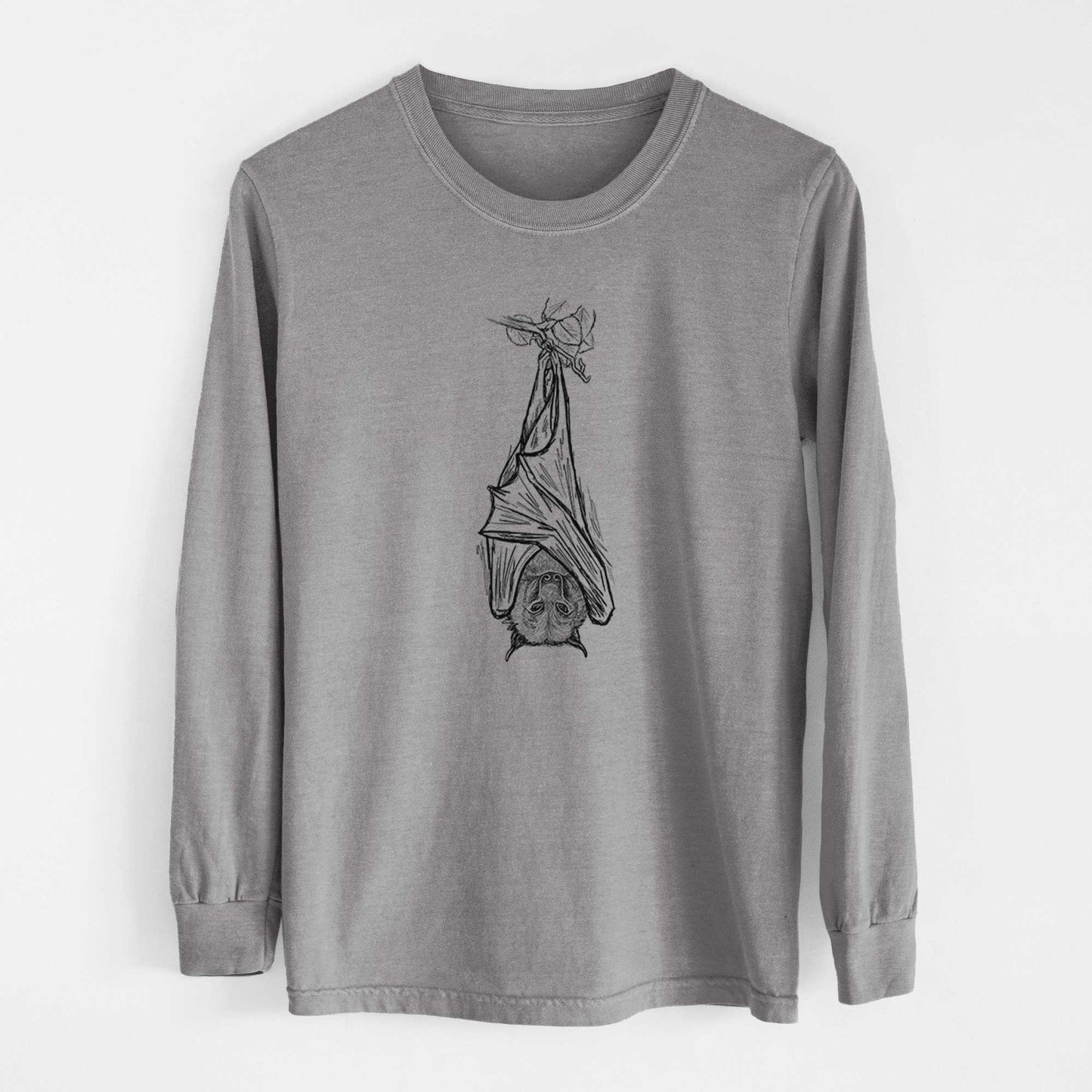 Pteropus vampyrus - Large Flying Fox - Heavyweight 100% Cotton Long Sleeve
