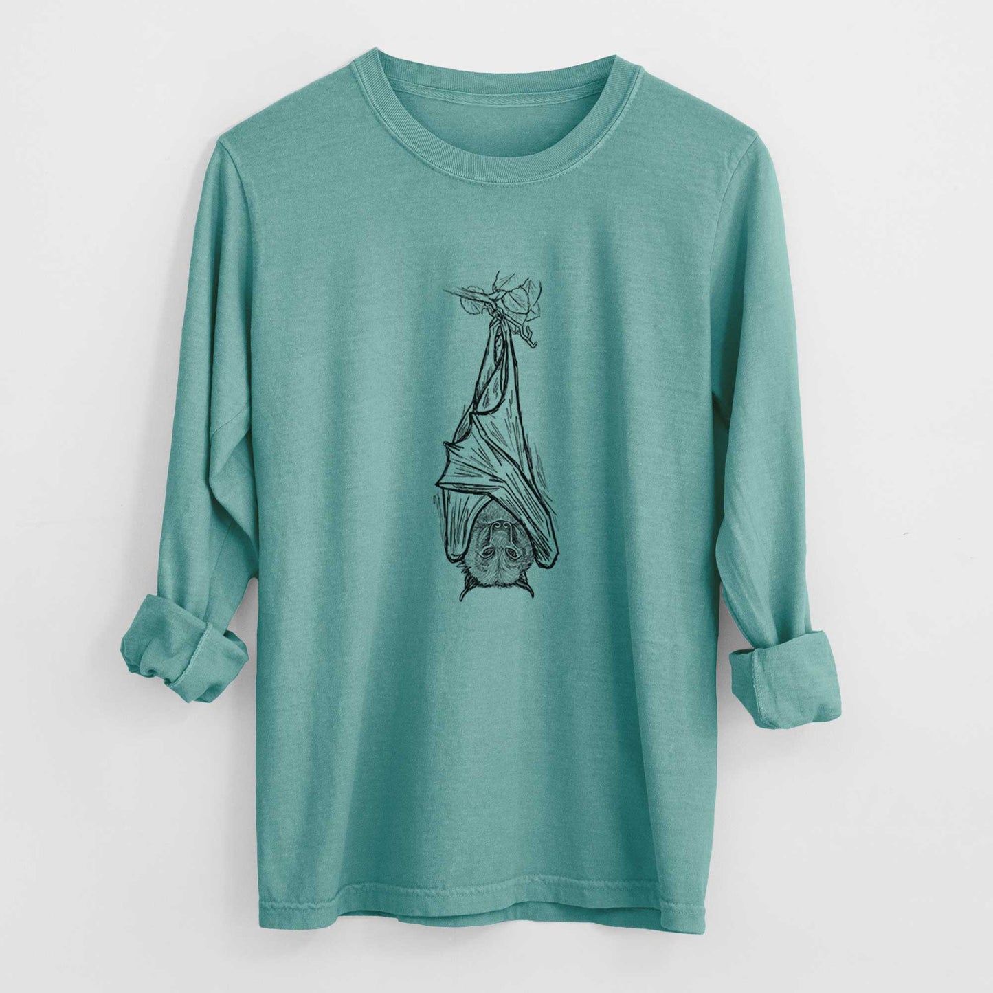 Pteropus vampyrus - Large Flying Fox - Heavyweight 100% Cotton Long Sleeve