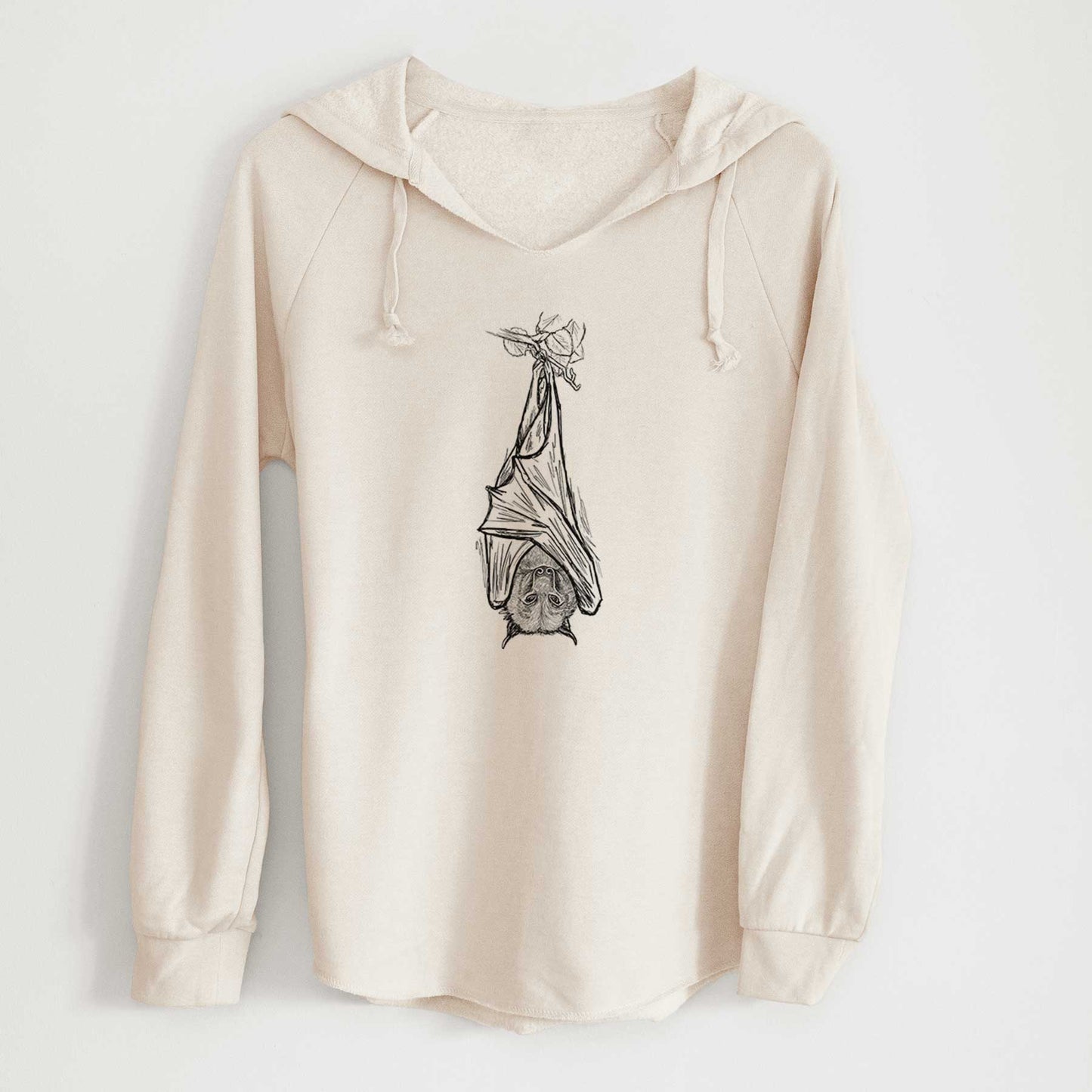 Pteropus vampyrus - Large Flying Fox - Cali Wave Hooded Sweatshirt