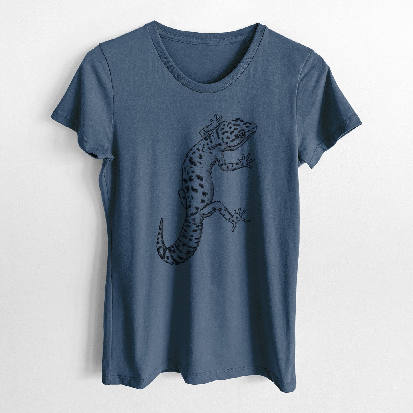 Eublepharis macularius - Leopard Gecko - Women's Crewneck - Made in USA - 100% Organic Cotton
