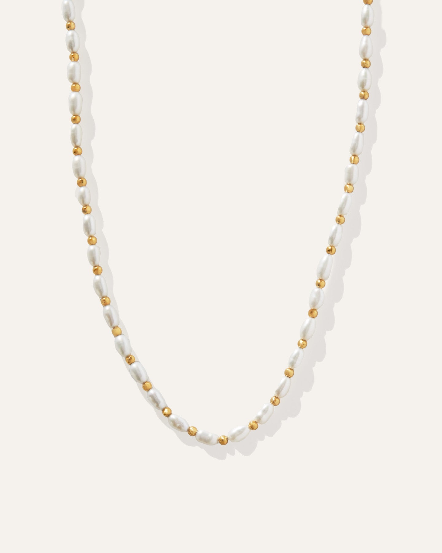 Seed Pearl Beaded Necklace