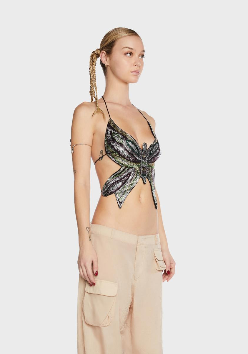 Butterfly Halter Top