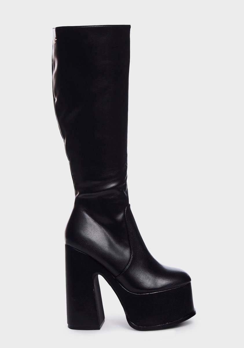 Corrs Platform Knee High Boots