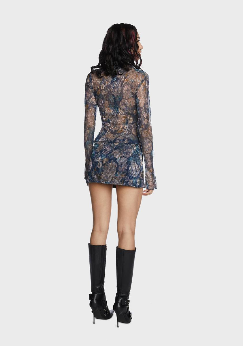 Royal Work Of Art Skirt Set