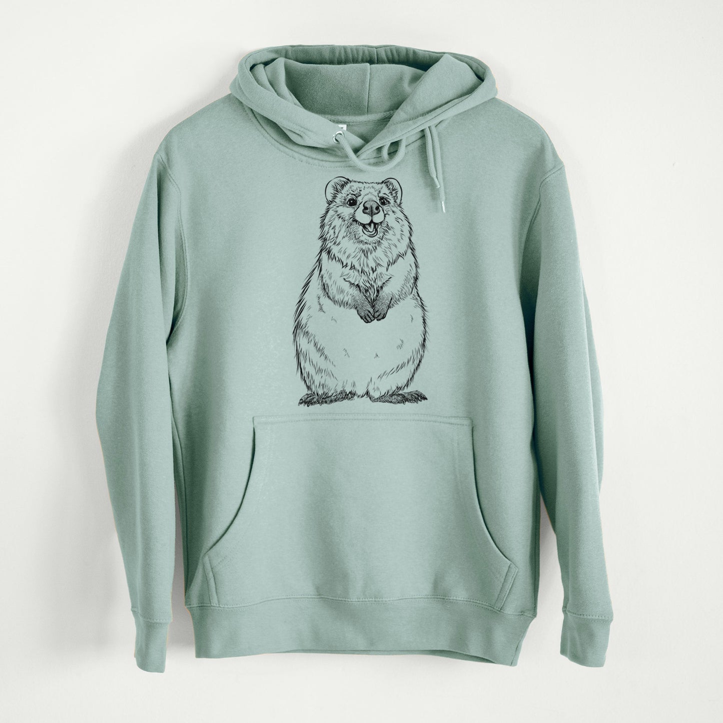 Quokkas - Setonix brachyurus - Mid-Weight Unisex Premium Blend Hoodie