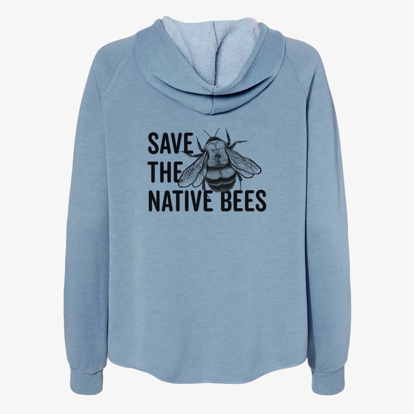Save the Native Bees - Women's Cali Wave Zip-Up Sweatshirt
