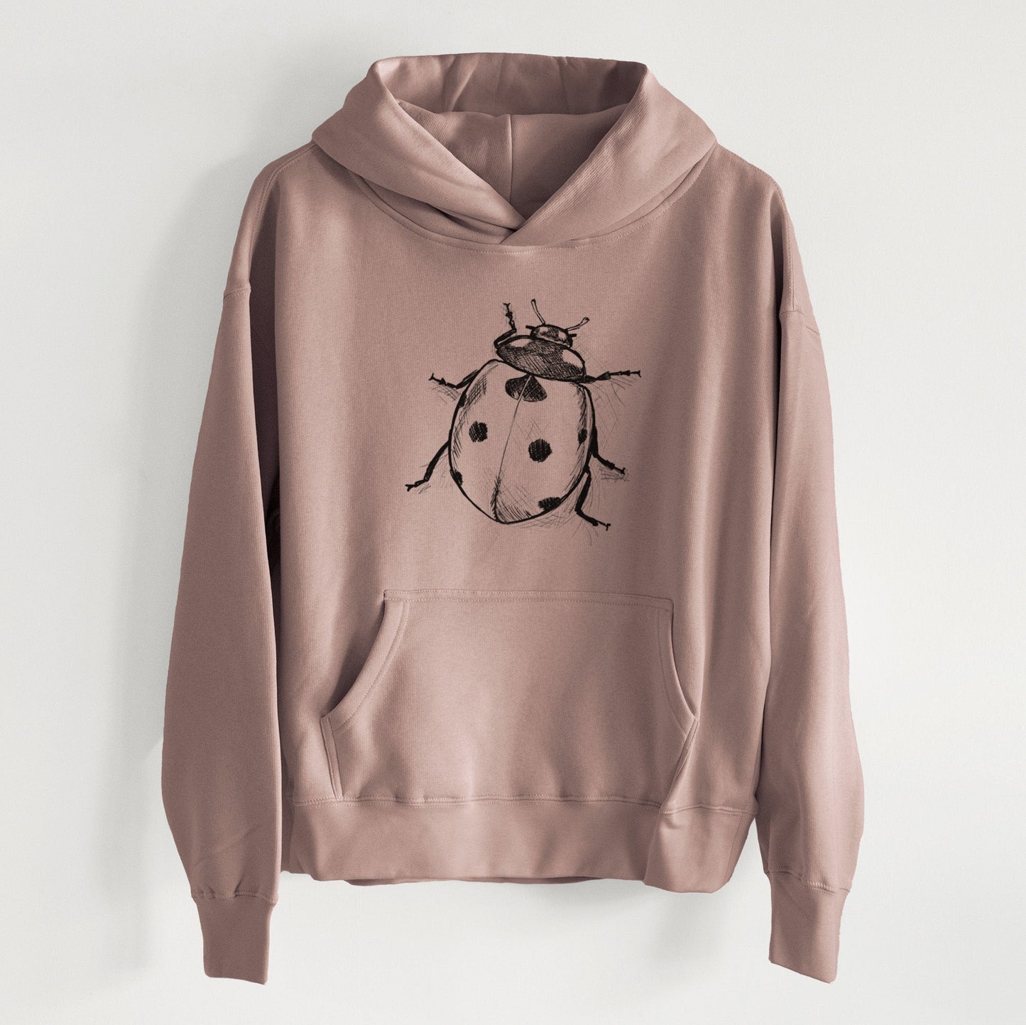 Coccinella septempunctata - Seven-spot Ladybird Ladybug - Women's Heavyweight Relaxed Hoodie