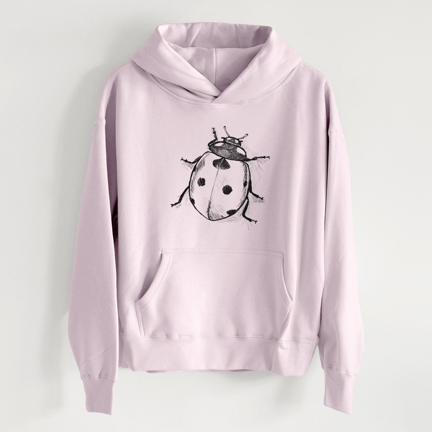 Coccinella septempunctata - Seven-spot Ladybird Ladybug - Women's Heavyweight Relaxed Hoodie