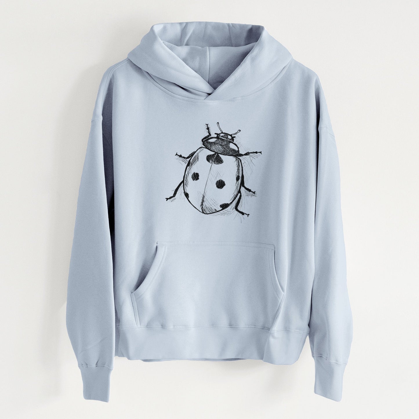 Coccinella septempunctata - Seven-spot Ladybird Ladybug - Women's Heavyweight Relaxed Hoodie