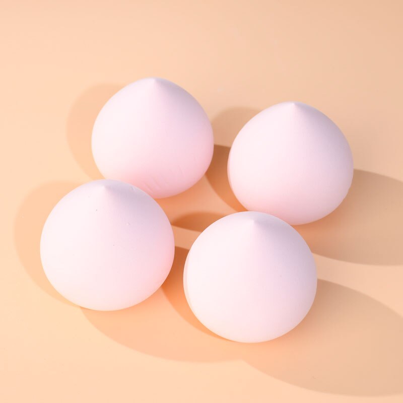 4Pcs Soft Peach Makeup Egg Puff Sponge