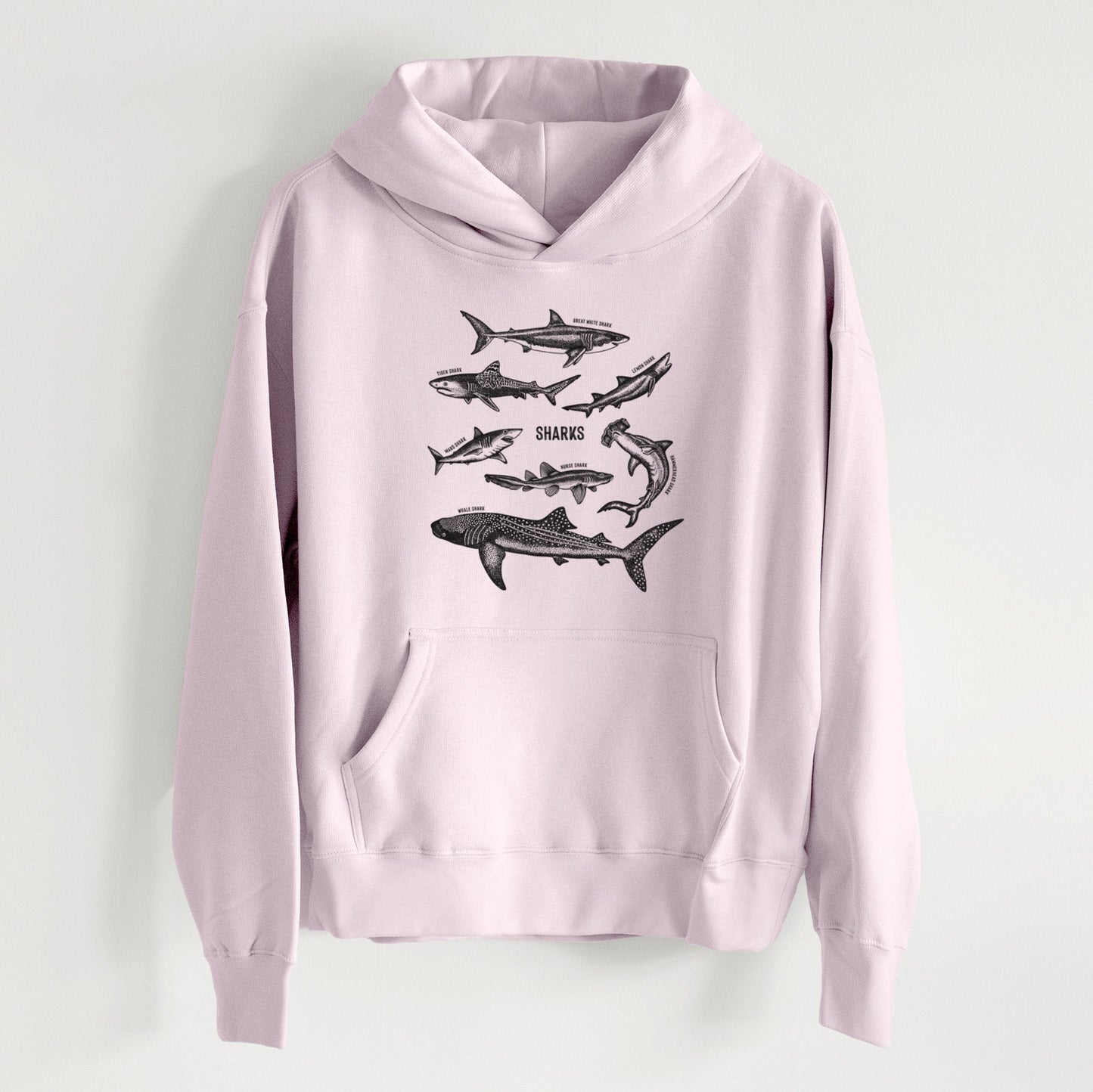 Shark Chart - Women's Heavyweight Relaxed Hoodie