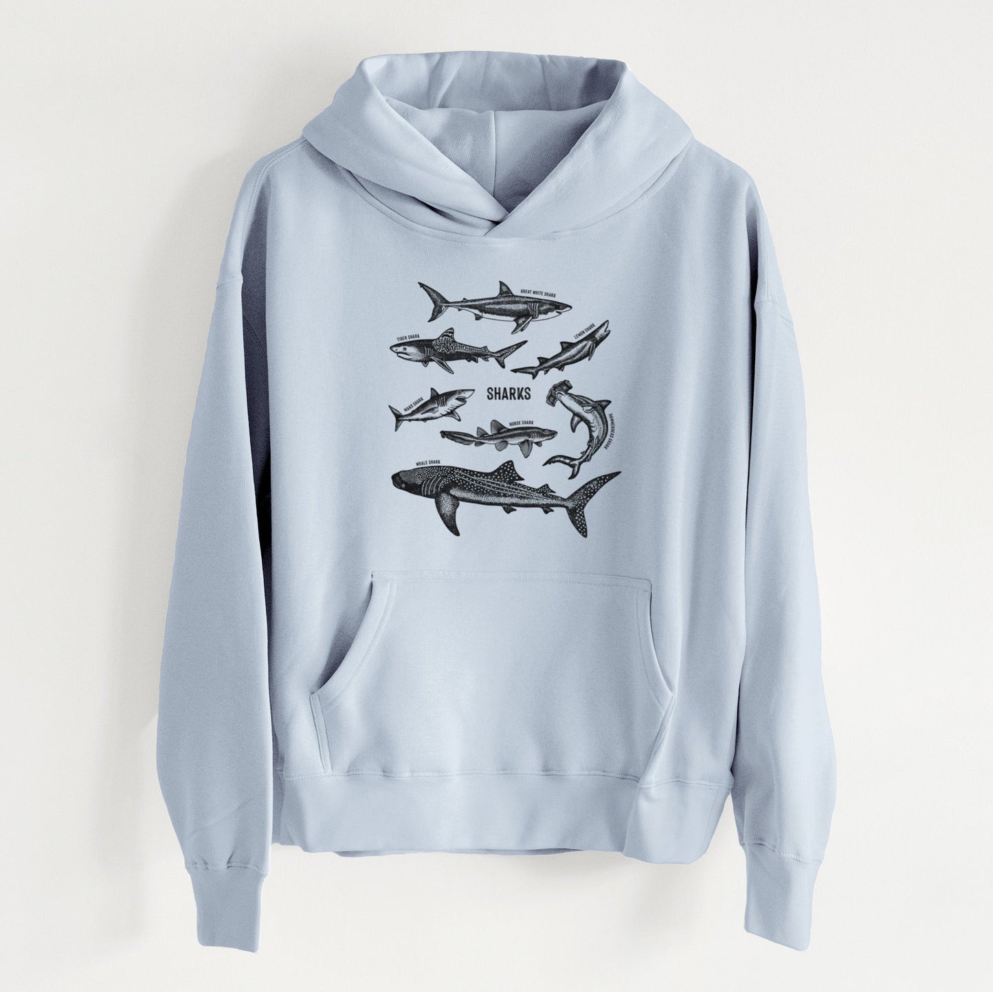 Shark Chart - Women's Heavyweight Relaxed Hoodie