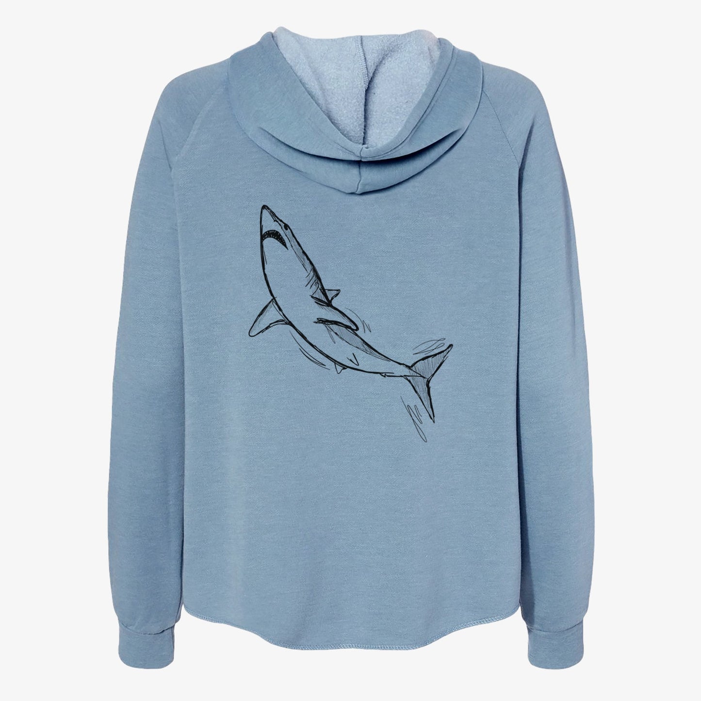 Shortfin Mako Shark - Women's Cali Wave Zip-Up Sweatshirt