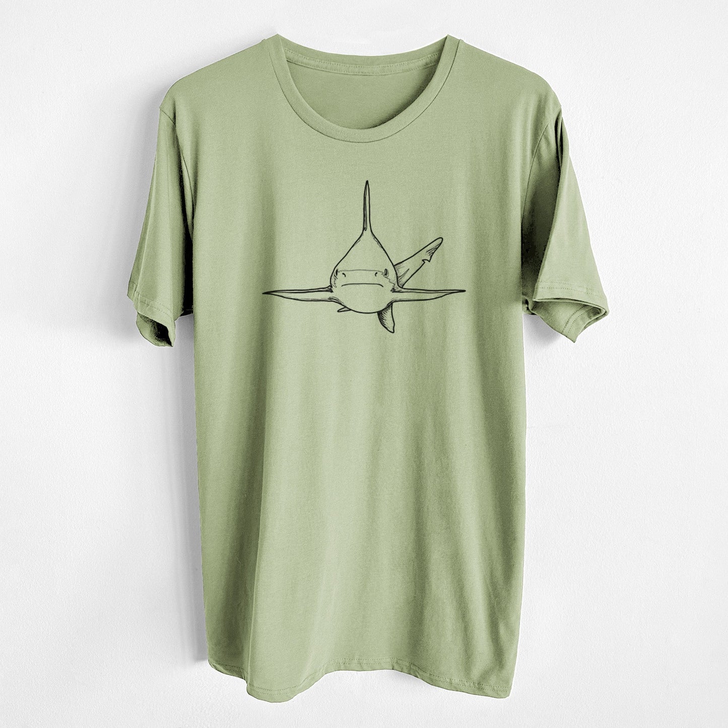Silvertip Shark Front - Unisex Crewneck - Made in USA - 100% Organic Cotton