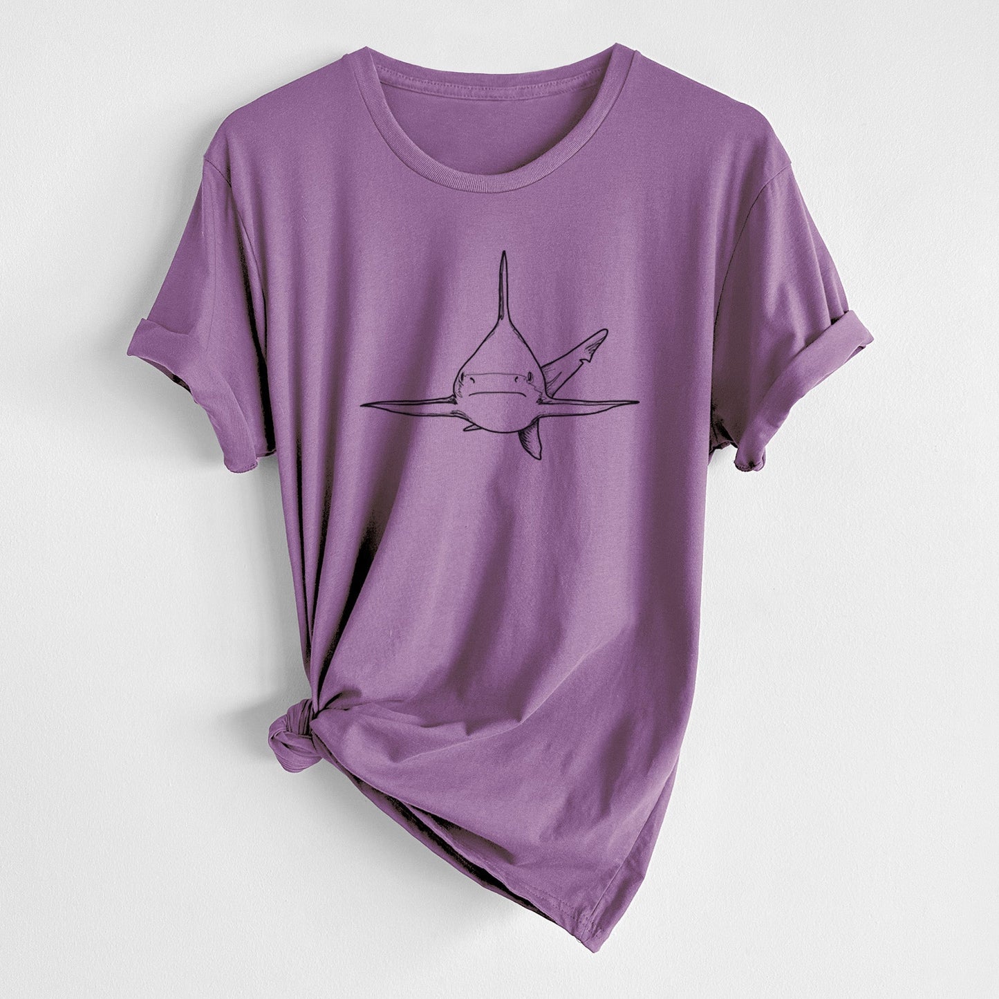 Silvertip Shark Front - Unisex Crewneck - Made in USA - 100% Organic Cotton