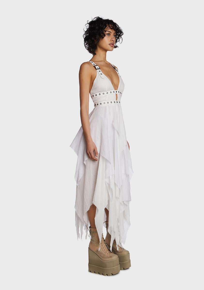 Echo Handkerchief Midi Dress
