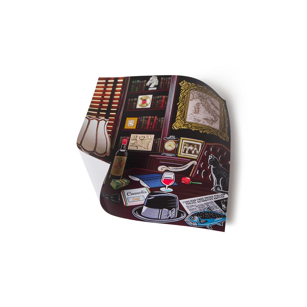 BURTON MORRIS - THE GODFATHER DESK PRINT