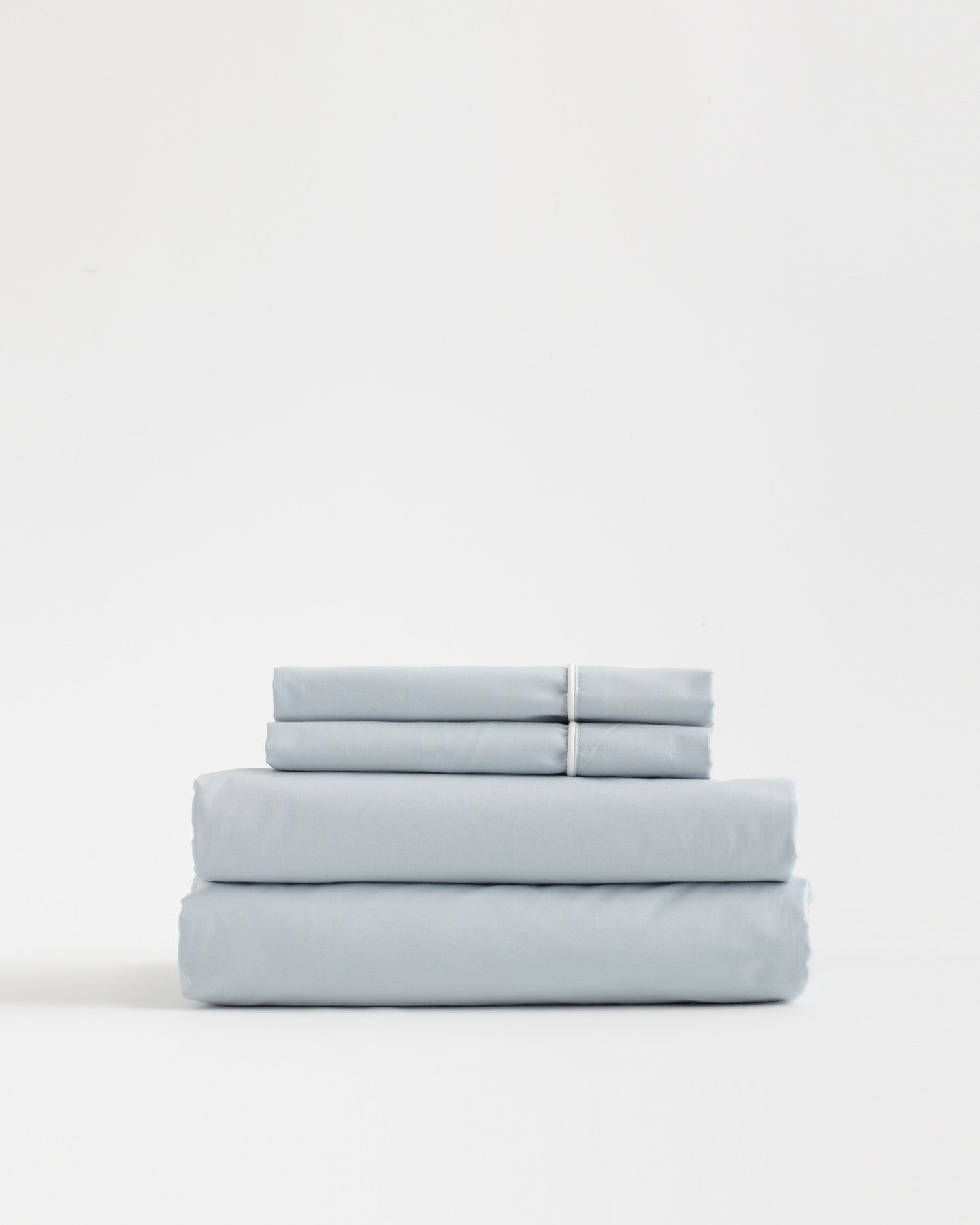Classic Organic Percale Piped Sheet Set