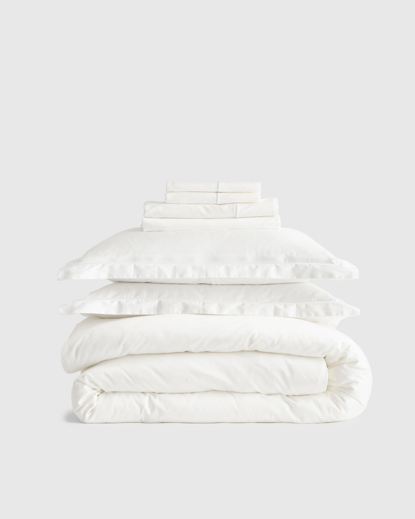 Classic Organic Percale Embroidered Deluxe Bedding Bundle