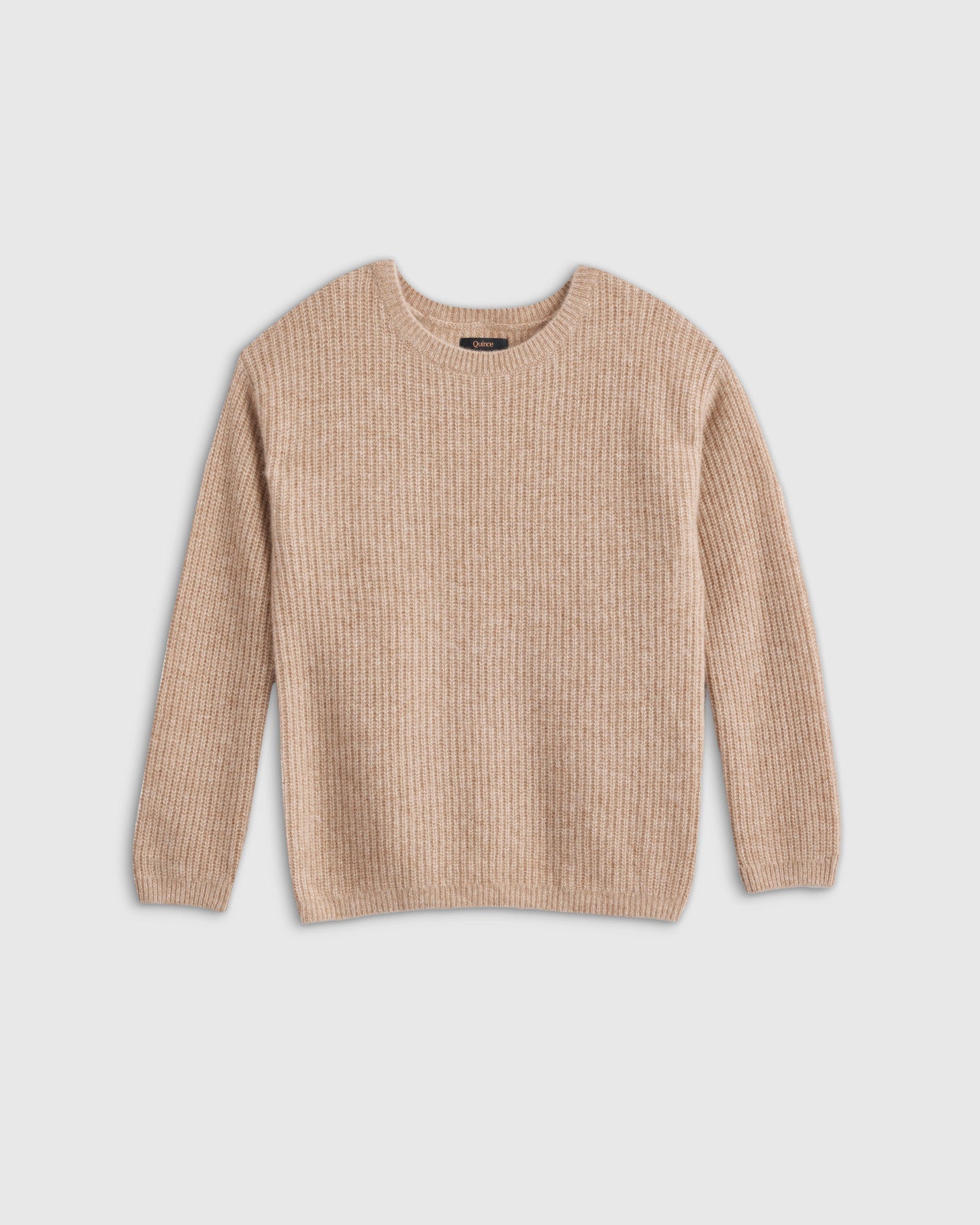 Washable Cashmere Fisherman Tunic Sweater