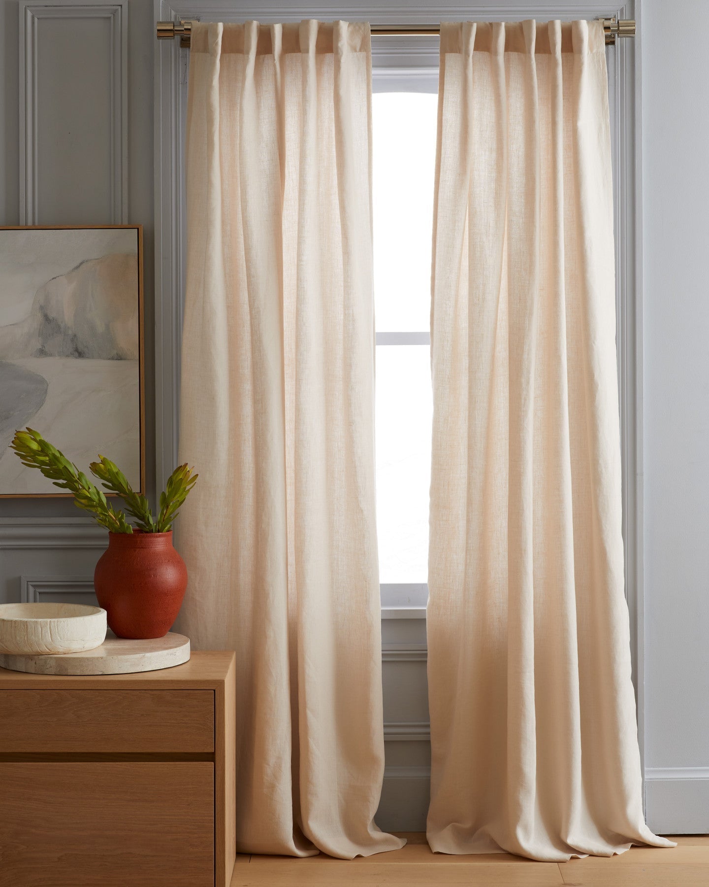 European Linen Curtain