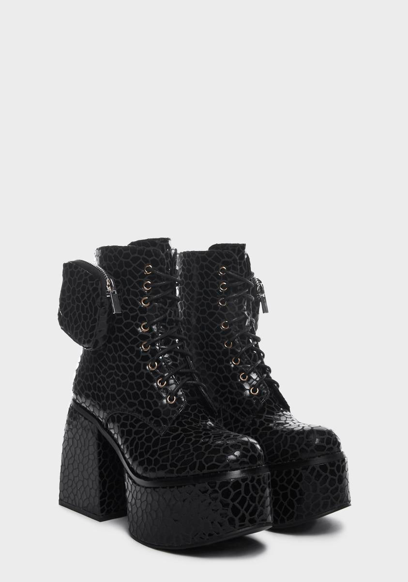 Croc Update My Socials Platform Boots