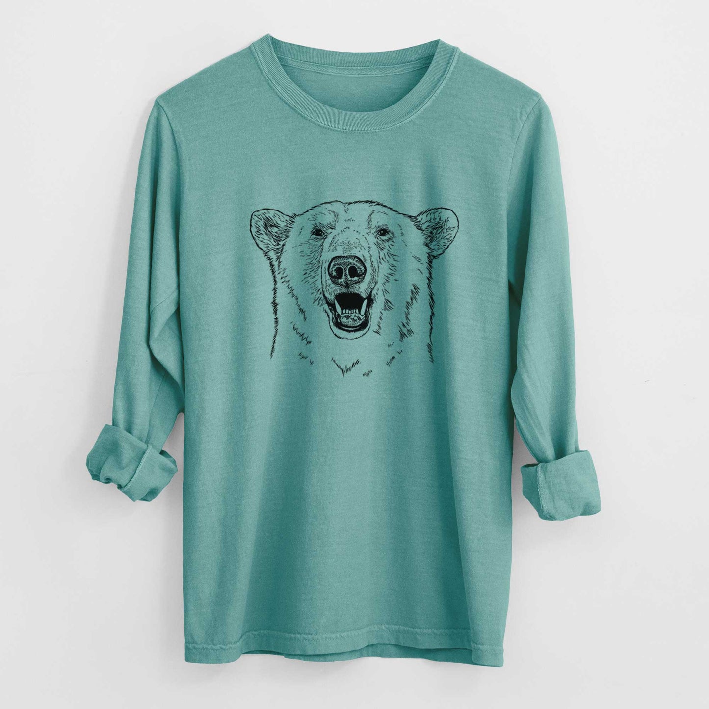 Ursus Maritimus - Polar Bear - Heavyweight 100% Cotton Long Sleeve