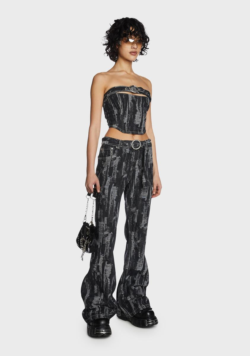Ruin Flare Jeans